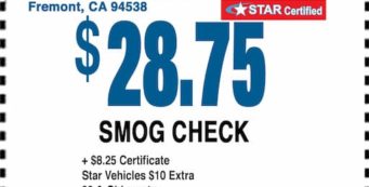 Smog Check Coupon Fremont