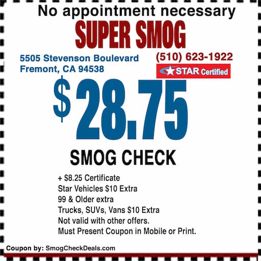 Smog Check Coupon